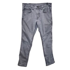 Levi Strauss 511 Slim Fit Faded Gray Denim Straight Leg Jeans Men's Size 31x30